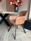 Brione Drehstuhl - Cognac