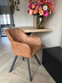 Tenno Drehstuhl - Cognac
